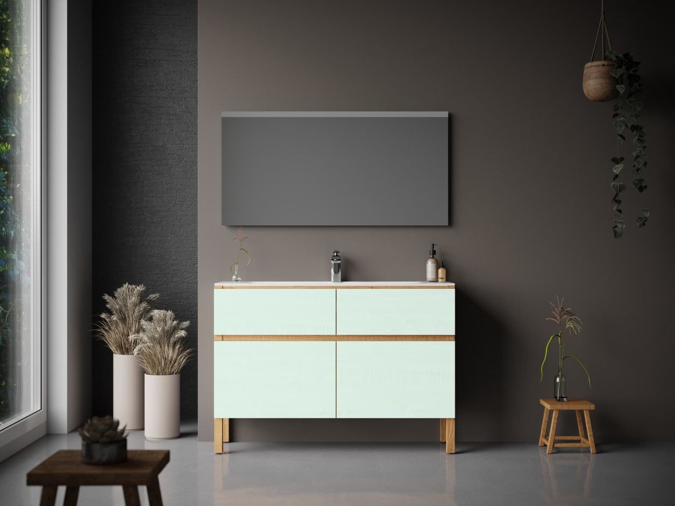 Badspiegel ADRIA Dunkel